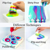 Pouring paint