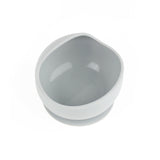 Silicone Bowl & Spoon Set- Grey