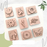 Floral Garden Theme Stamp Set