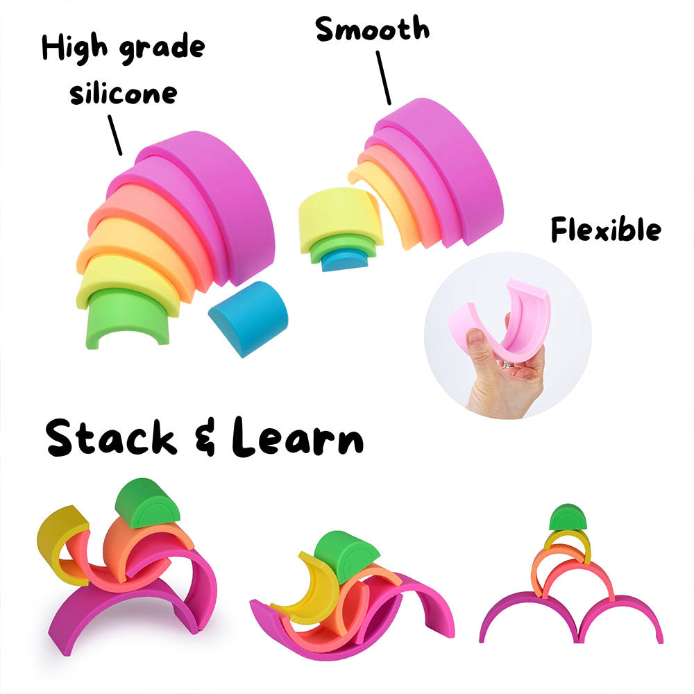 Get Silicone Stackables Game – Popup Kids