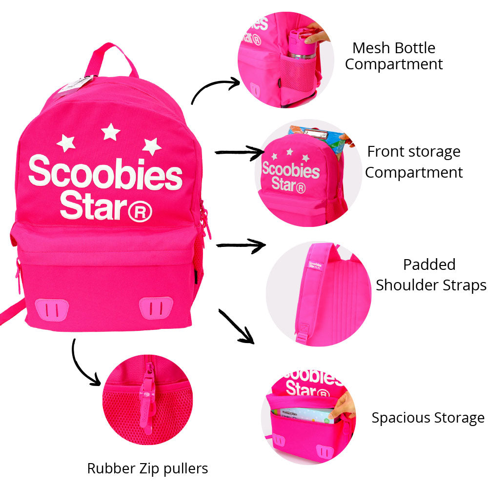 Scoobiesstar Canvas Bag Pink