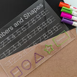 Reusable Acrylic Alphabet Tracing Board