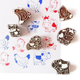 Mommy And Me Wooden Stamps Set