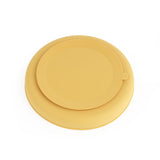 Silicone Plate & Cutlery Set- Yellow