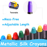 Metallic Silk Crayons