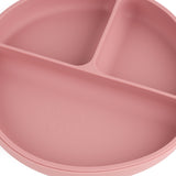 Silicone Plate & Cutlery Set- Pink