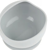 Silicone Bowl & Spoon Set- Grey