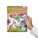 Dinosaurs Copy Colour Book