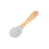 Silicone Bowl & Spoon Set- Grey