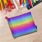 Shiney Rainbow Pencil Case