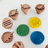 Dino Play Dough Stamp Set