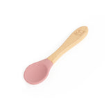 Silicone Bowl & Spoon Set- Pink