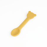 Baby Bear Silicone Bowl & Spoon Set- Yellow