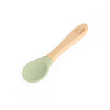 Silicone Bowl & Spoon Set- Mint Green