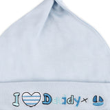 Daddy's Baby Knotted Caps - Pack of 3