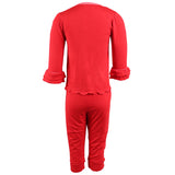 Red Scallop Teddy Bear Nt. Suit