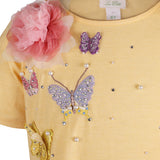 Chunky Floral Butterfly T-shirt