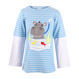 Hippo In Pond T-shirt