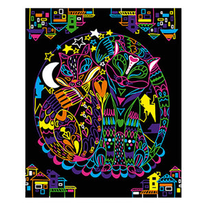 Animal Coloring Boards + Fluorescent Marker