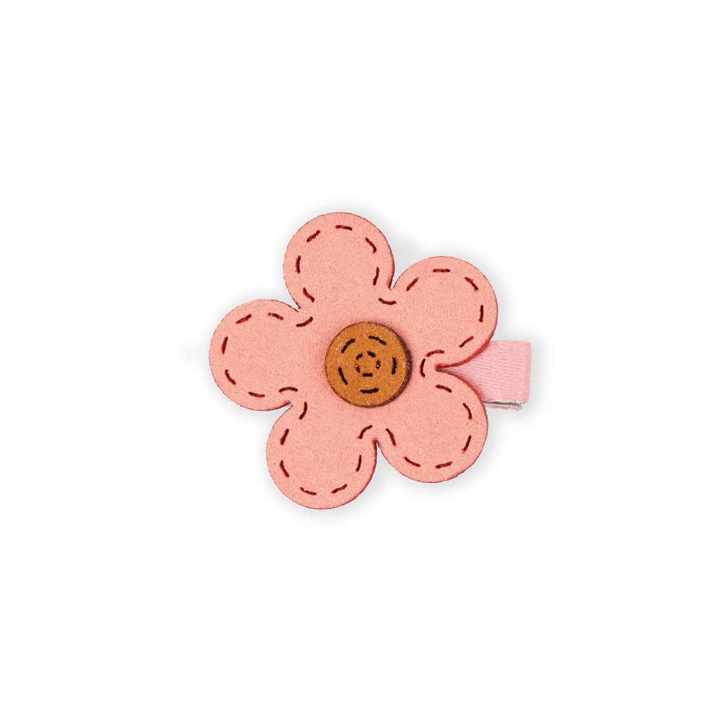 Nadoraa Flower Power Pink Clip Set- Pack Of 4