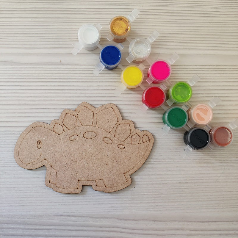 DIY Fridge Magnets Kit - Dino Color Art Kit