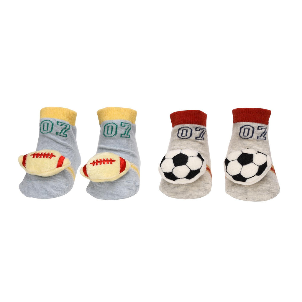 Sports Day Red & Blue 3D Socks- 2 pack