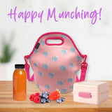 Neoprene Lunch Bags - Heart Design