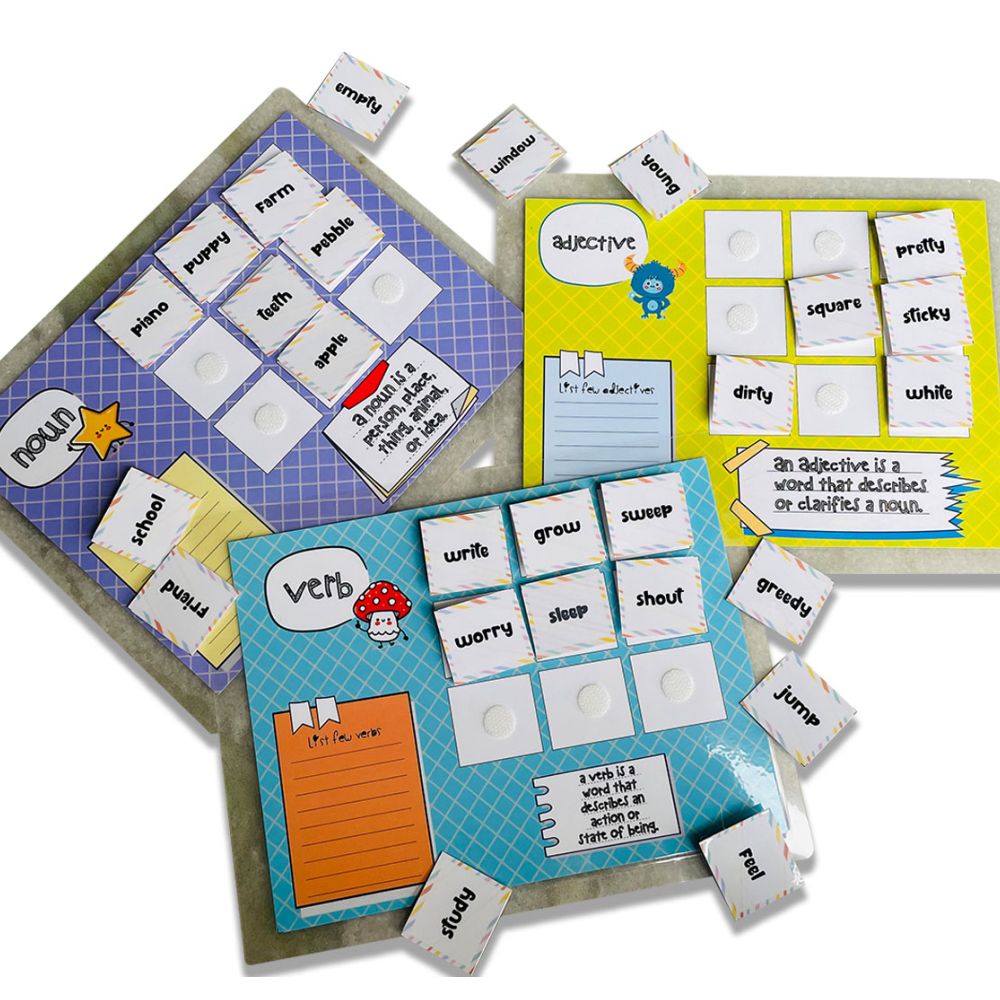 Verbs Sort Order Exciting and Wonderful Sorting Activities Set for Kids to Learn ...