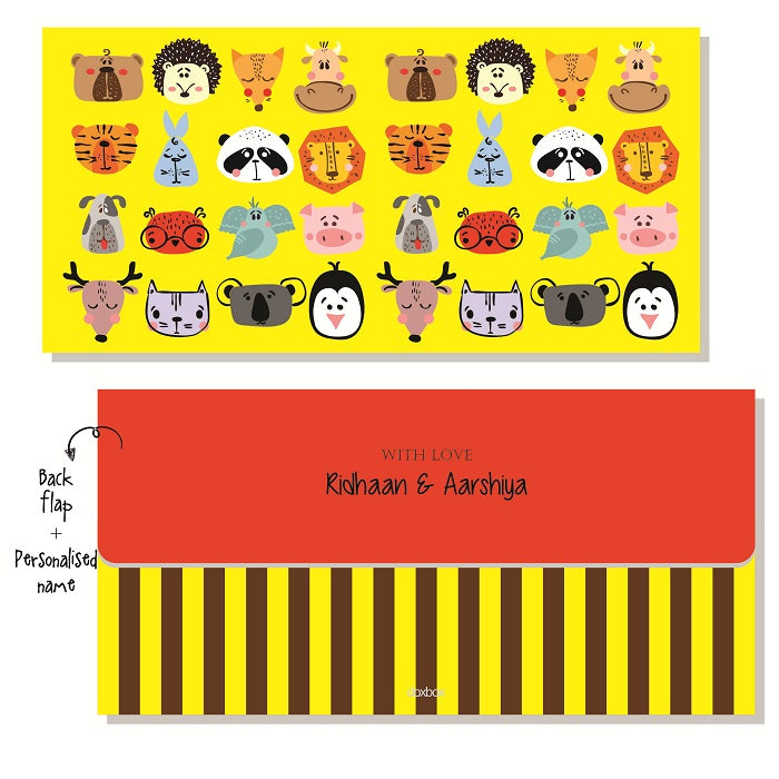 Personalized Envelope - Animal Friends