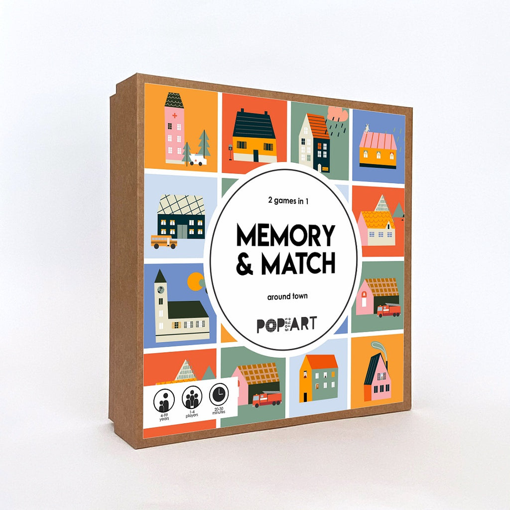 Memory and Match Game - Around Town