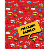Red Comic Notebook