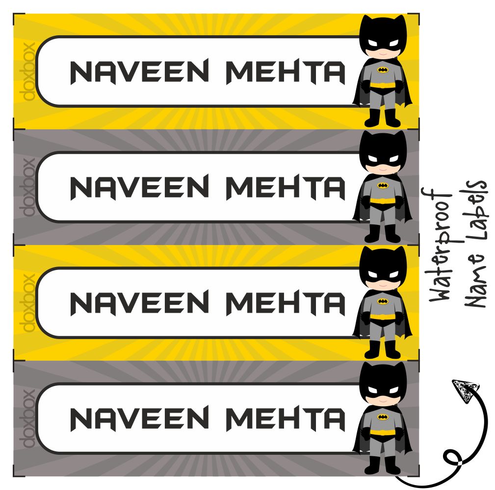 Labels - Batman