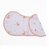 Fun in Forest Reversible Organic Burp Cloth Bibs (Pack of 3)