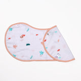 Fun in Forest Reversible Organic Burp Cloth Bibs (Pack of 3)