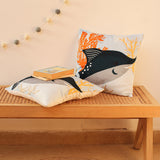 The Blue Swordfish Cushion Cover