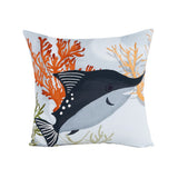 The Blue Swordfish Cushion Cover