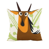 The Surprised Neelgai Cushion Cover