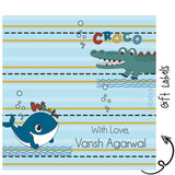 Gift Labels - Cute whale