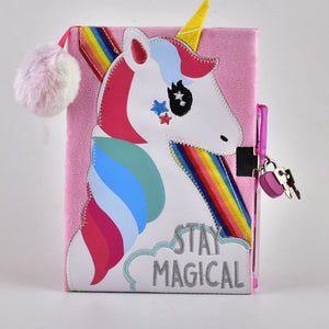 Stay Magical Unicorn Plush Diary