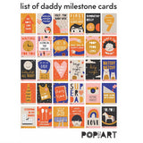 Mini Milestone Cards | Daddy