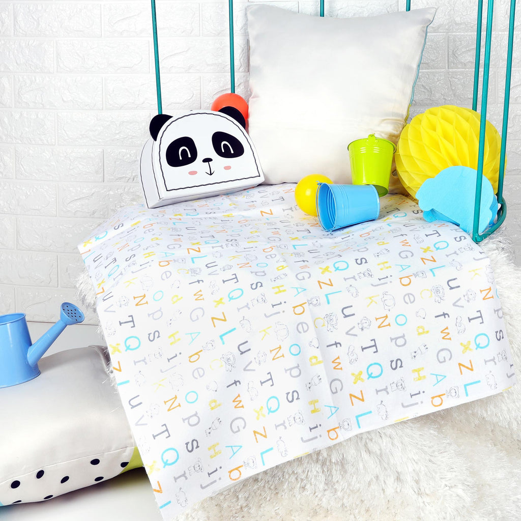 Easy Alphabet Waterproof Bed Sheet