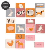 Memory and Match Game - Farm Animale