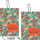 Luggage Tag - Flower garden