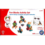 Fun Blocks Activity Set (83 pcs, 16 double-sided Activity cards)