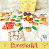 DIY Ganesha Kit: Make Eco Ganpati, Rangoli, Toran, Stamp