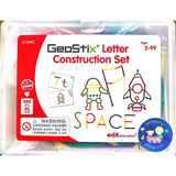 Geostix Letter Construction Set (200 flexible sticks, 25 double-sided Activity cards)