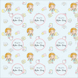 Personalised Wrapping paper - Green Girl