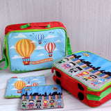 Overnight Bag with Pouch - Hot Air Balloon