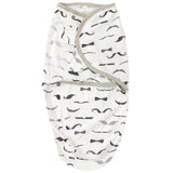 Bow & Stache Velcro Ready Swaddle