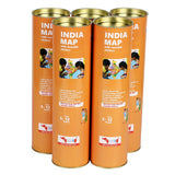 India Map with Reusable Stickers - Set of 5 pcs